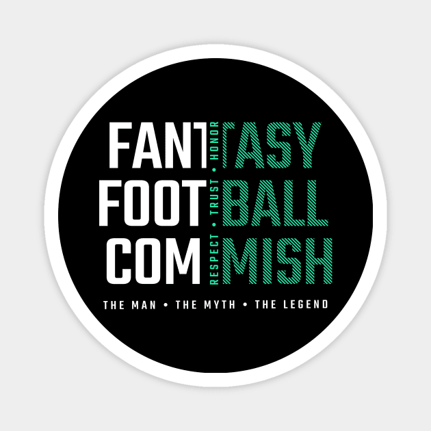 Fantasy Football Commish Magnet by BACKBRIDGE Designs